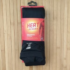 Mens Black Long Sleeve Long Underwear Shirt by Heat Lockers, Size XL, NEW